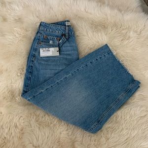 ❤️ TOP SHOP /PETITE CROP JEANS WIDE LEG JEANS ❤️